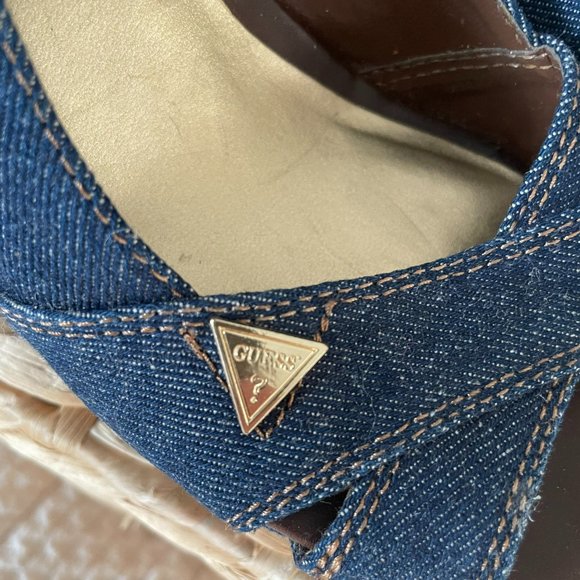 GUESS Denim Wedges - Picture 2 of 6
